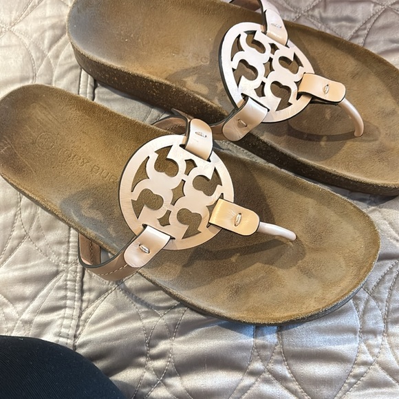 Tory Burch sandals Bright Peach/Natural - Picture 2 of 4